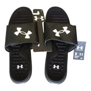 Under Armor NIP Ignite Pro 8 Men's Adjustable Matte-finish Strap Slides Size 17